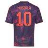 Jamal Musiala Bayern Munich adidas Youth 2026/27 Third Replica Jersey - Purple - Detail View