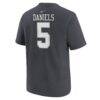 Jayden Daniels Washington Commanders Nike Youth Name & Number T-Shirt - - Detail View