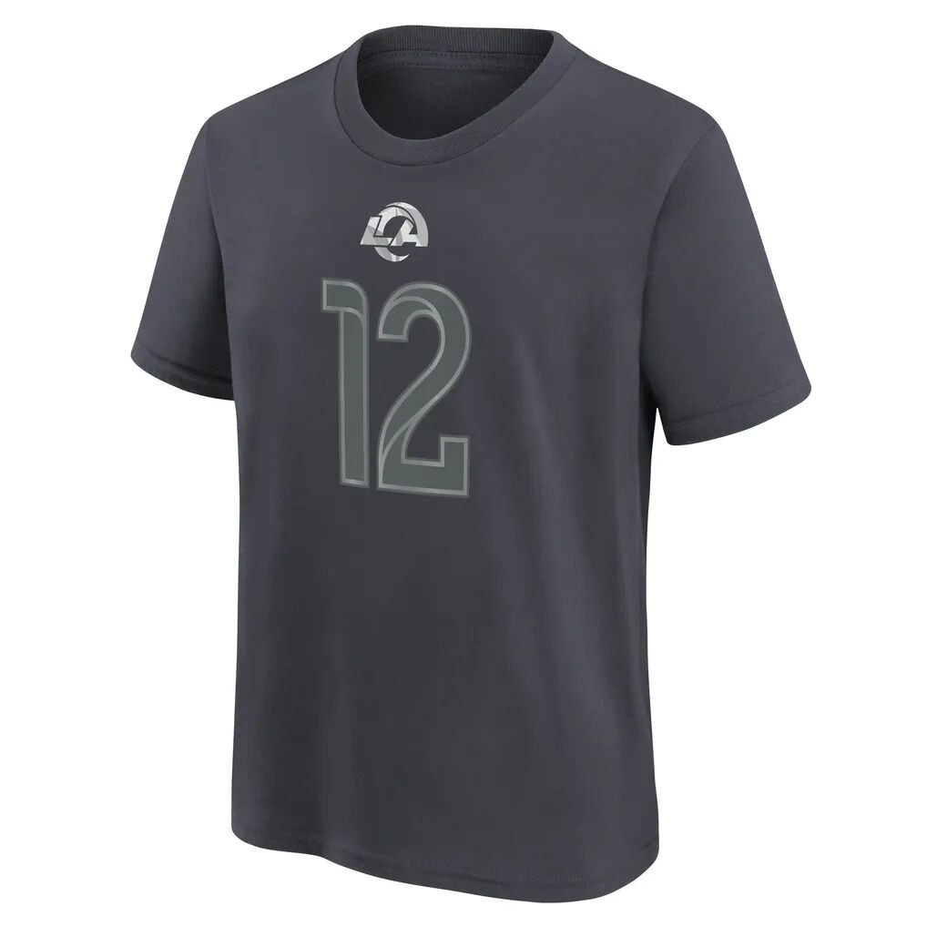 Puka Nacua Los Angeles Rams Nike Youth Name & Number T-Shirt - Anthracite