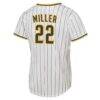 Mason Miller San Diego Padres Nike Youth Home Replica Jersey - White - Detail View