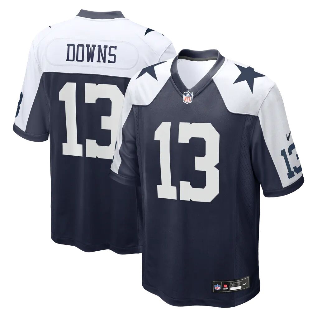 Caleb Downs Dallas Cowboys Nike Alternate Game Jersey - Navy - Front View