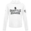 Seattle Kraken Levelwear Anthem Camo Long Sleeve Hooded T-Shirt - White - Front View