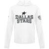 Dallas Stars Levelwear Anthem Camo Long Sleeve Hooded T-Shirt - White - Front View