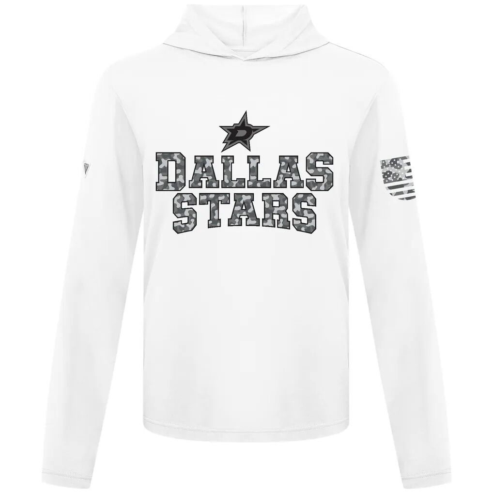 Dallas Stars Levelwear Anthem Camo Long Sleeve Hooded T-Shirt