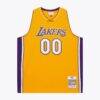 Los Angeles Lakers Mitchell & Ness x Playboi Carti 1999-00 Swingman Jersey - Gold - Side View