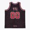 Chicago Bulls Mitchell & Ness x Playboi Carti 1995-96 Swingman Jersey - Black - Detail View