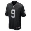 Jalen Nailor Las Vegas Raiders Nike Team Game Jersey - Black - Alt1