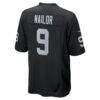 Jalen Nailor Las Vegas Raiders Nike Team Game Jersey - Black - Alt2