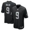 Jalen Nailor Las Vegas Raiders Nike Team Game Jersey - Black - Front View