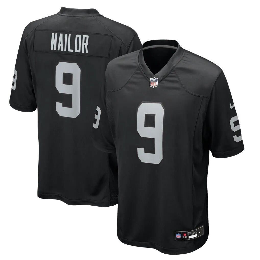 Jalen Nailor Las Vegas Raiders Nike Team Game Jersey