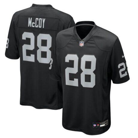 Jermod McCoy Las Vegas Raiders Nike Team Game Jersey - Black - Front View