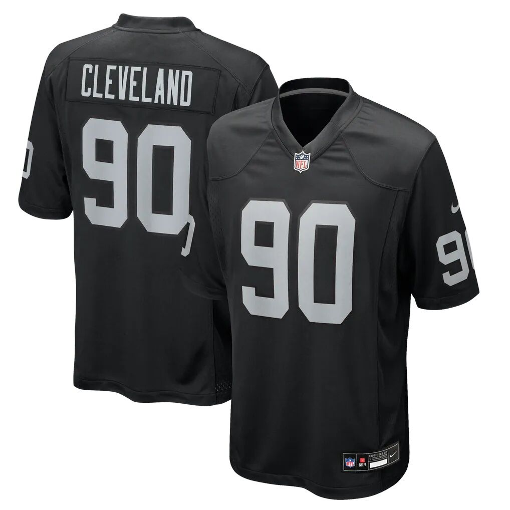Brandon Cleveland Las Vegas Raiders Nike Team Game Jersey