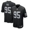 Kwity Paye Las Vegas Raiders Nike Team Game Jersey - Black - Front View