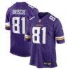 Michael Briscoe Minnesota Vikings Nike Team Game Jersey - Purple - Front View