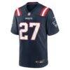 Elliott Davison New England Patriots Nike Team Game Jersey - Navy - Alt1