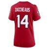 Olamide Zaccheaus Atlanta Falcons Nike Women's Team Game Jersey - Red - Detail View
