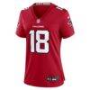 Jack Strand Atlanta Falcons Nike Women's Team Game Jersey - Red - Side View