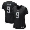 Jalen Nailor Las Vegas Raiders Nike Women's Team Game Jersey - Black - Front View