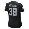 Kansei Matsuzawa Las Vegas Raiders Nike Women's Team Game Jersey - Black - Alt2