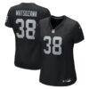 Kansei Matsuzawa Las Vegas Raiders Nike Women's Team Game Jersey - Black - Front View