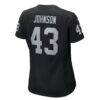 Dalton Johnson Las Vegas Raiders Nike Women's Team Game Jersey - Black - Alt2