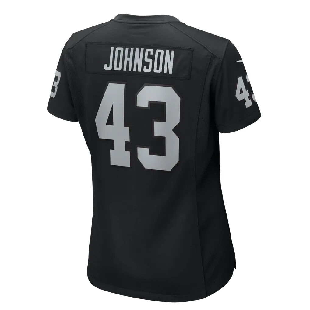 Dalton Johnson Las Vegas Raiders Nike Women's Team Game Jersey