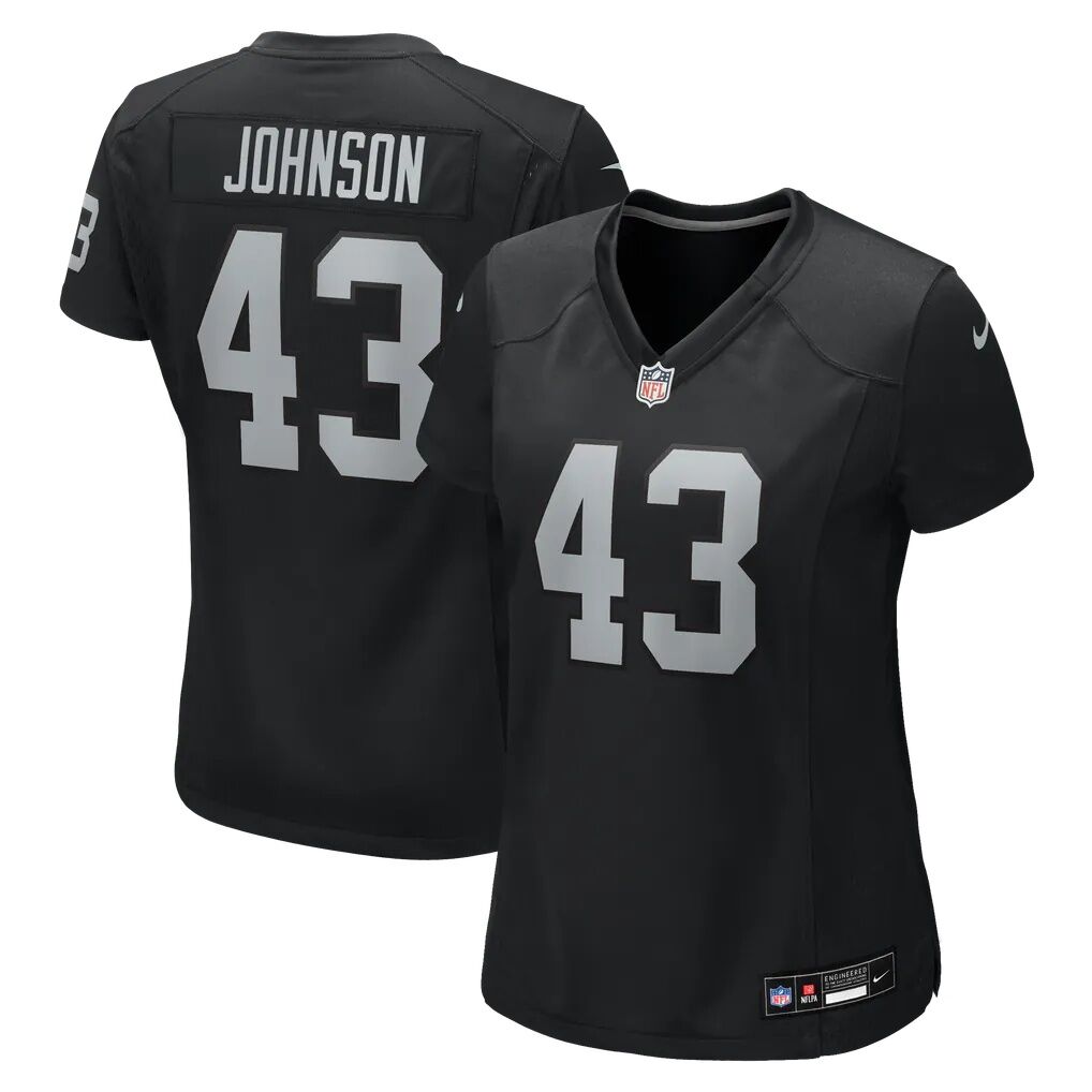 Dalton Johnson Las Vegas Raiders Nike Women's Team Game Jersey