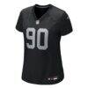 Brandon Cleveland Las Vegas Raiders Nike Women's Team Game Jersey - Black - Alt1
