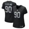 Brandon Cleveland Las Vegas Raiders Nike Women's Team Game Jersey - Black - Front View