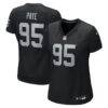 Kwity Paye Las Vegas Raiders Nike Women's Team Game Jersey - Black - Front View