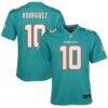 Jacob Rodriguez Miami Dolphins Nike Youth Team Game Jersey - - Front View