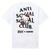 Las Vegas Raiders AntiSocialSocialClub Unisex Hello Kitty Blitz T-Shirt - White - Front View