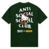 Green Bay Packers AntiSocialSocialClub Unisex Hello Kitty Blitz T-Shirt - Green - Detail View