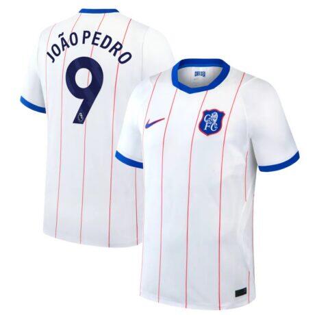 João Pedro Chelsea Nike 2026/27 Third Stadium Replica Jersey - White - Front View