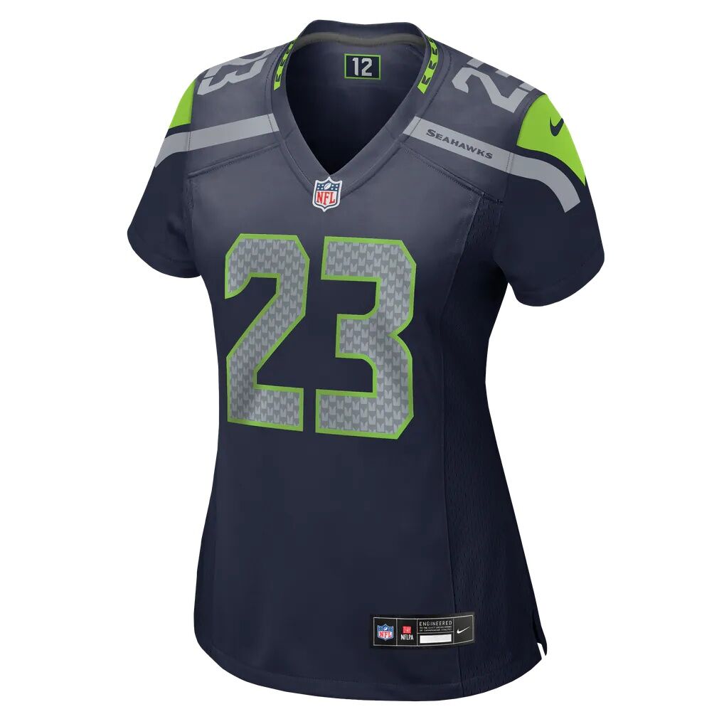 Emanuel Wilson Seattle Seahawks Nike Women's Team Game Jersey - College Navy