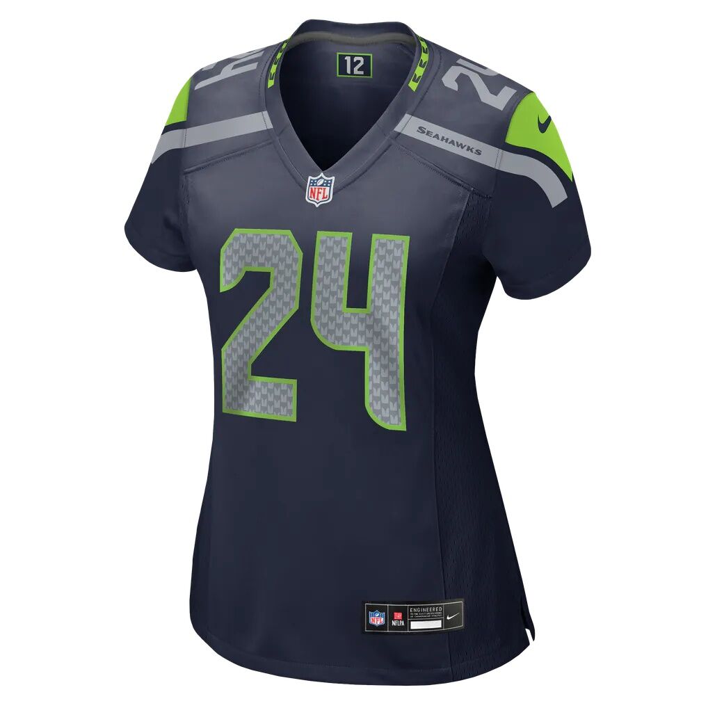 Rodney Thomas II Seattle Seahawks Nike Women's Team Game Jersey - College Navy