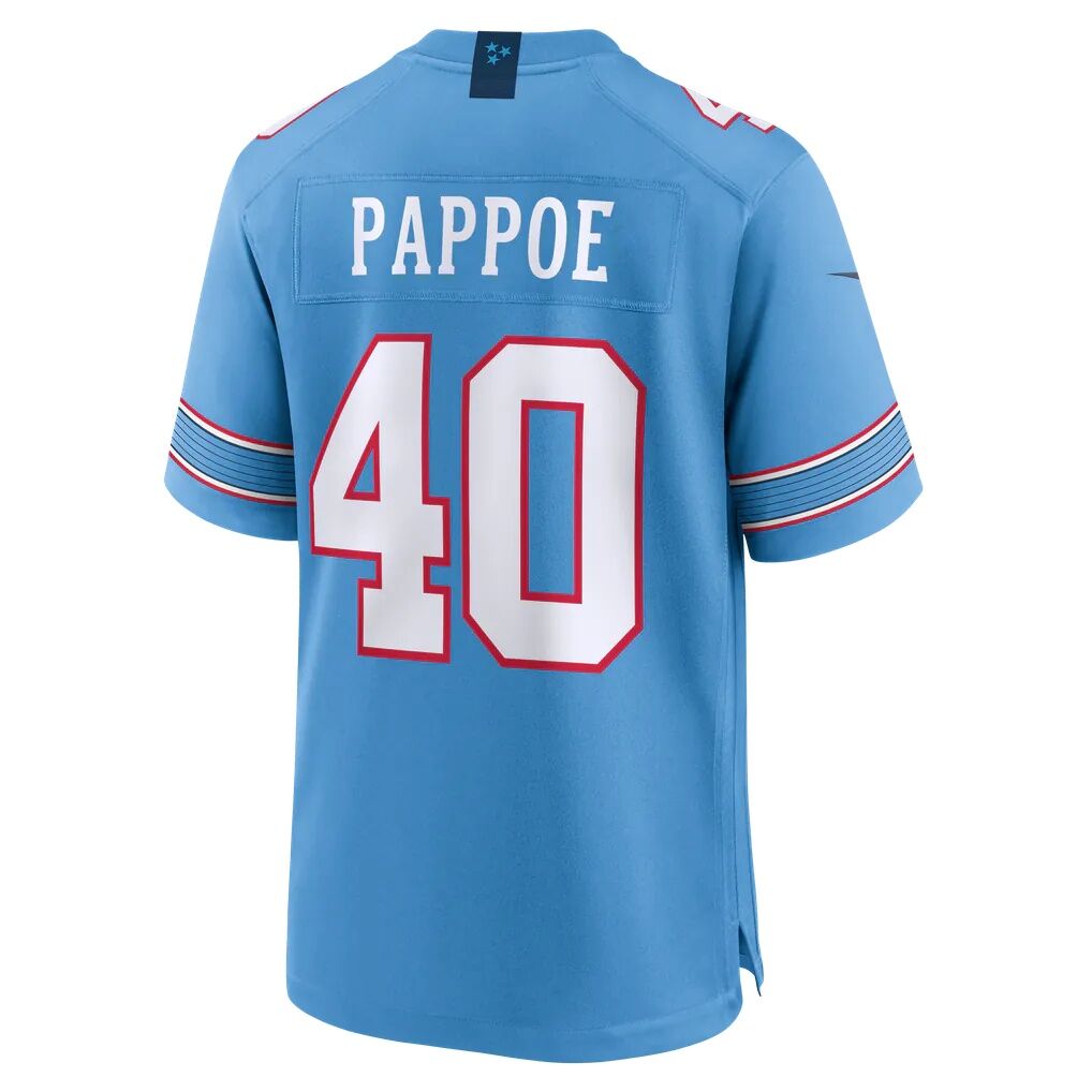 Owen Pappoe Tennessee Titans Nike Team Game Jersey - Light Blue