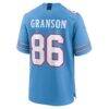 Kylen Granson Tennessee Titans Nike Team Game Jersey - - Alt2