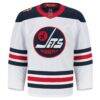 Winnipeg Jets Fashion7 2026 NHL Heritage Classic Authentic Pro Jersey - White - Detail View