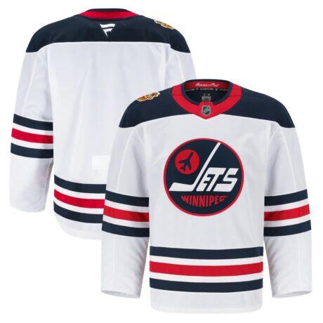 Winnipeg Jets Fashion7 2026 NHL Heritage Classic Authentic Pro Jersey - White - Front View