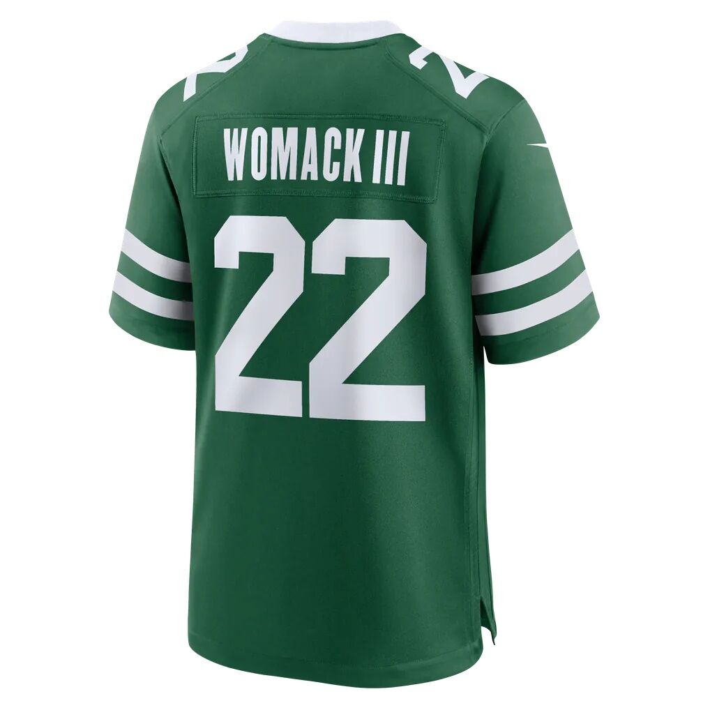 Samuel Womack III New York Jets Nike Team Game Jersey - Legacy Green