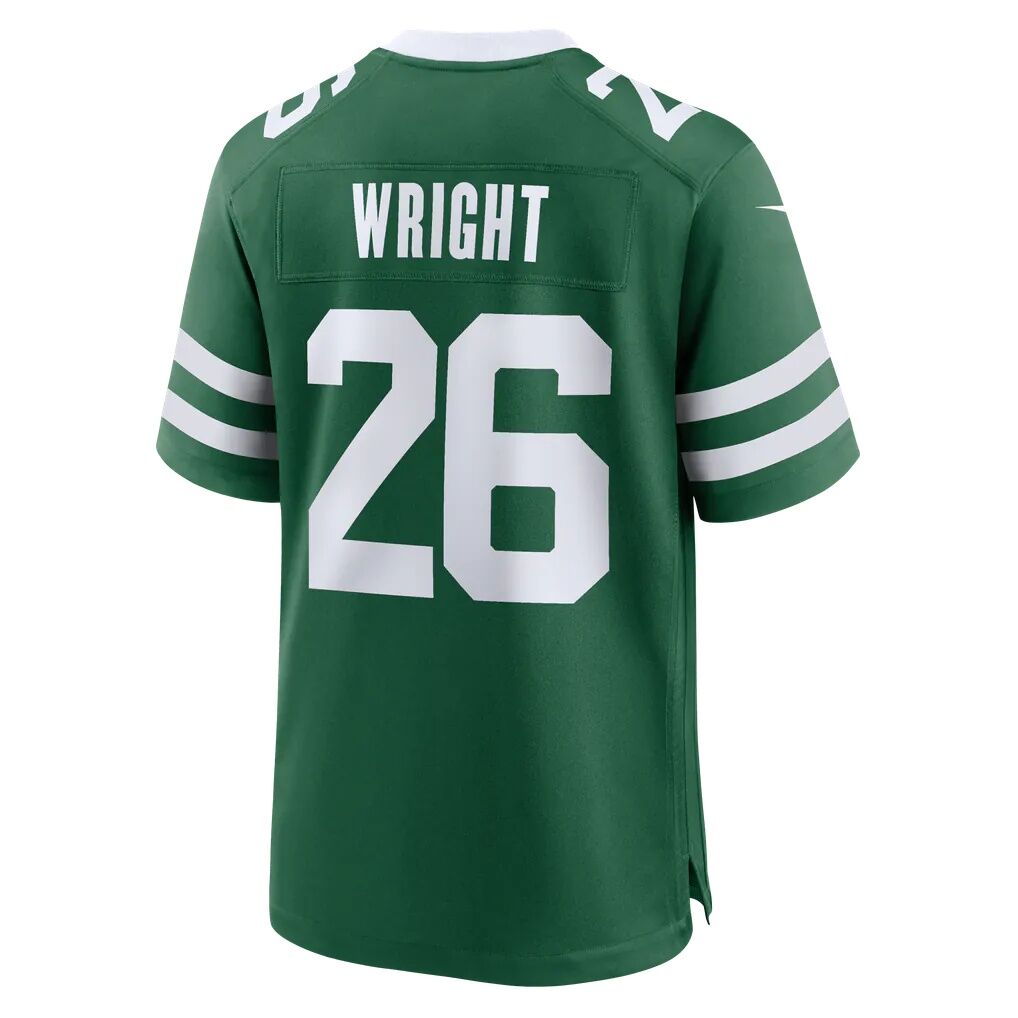 Nahshon Wright New York Jets Nike Team Game Jersey - Legacy Green