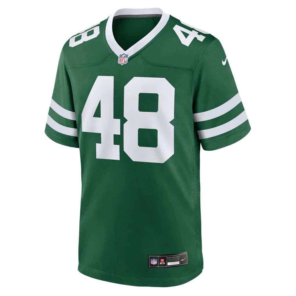 Jaden Keller New York Jets Nike Team Game Jersey - Legacy Green
