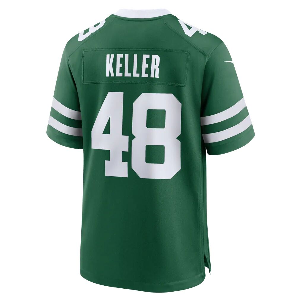 Jaden Keller New York Jets Nike Team Game Jersey - Legacy Green