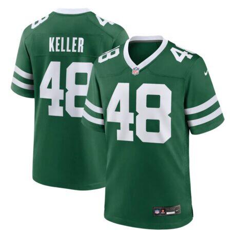 Jaden Keller New York Jets Nike Team Game Jersey - - Front View