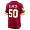 Ricky Barber Washington Commanders Nike Team Game Jersey - - Detail View