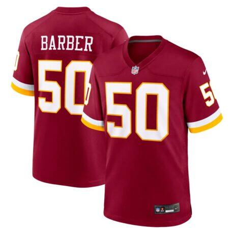 Ricky Barber Washington Commanders Nike Team Game Jersey - - Front View