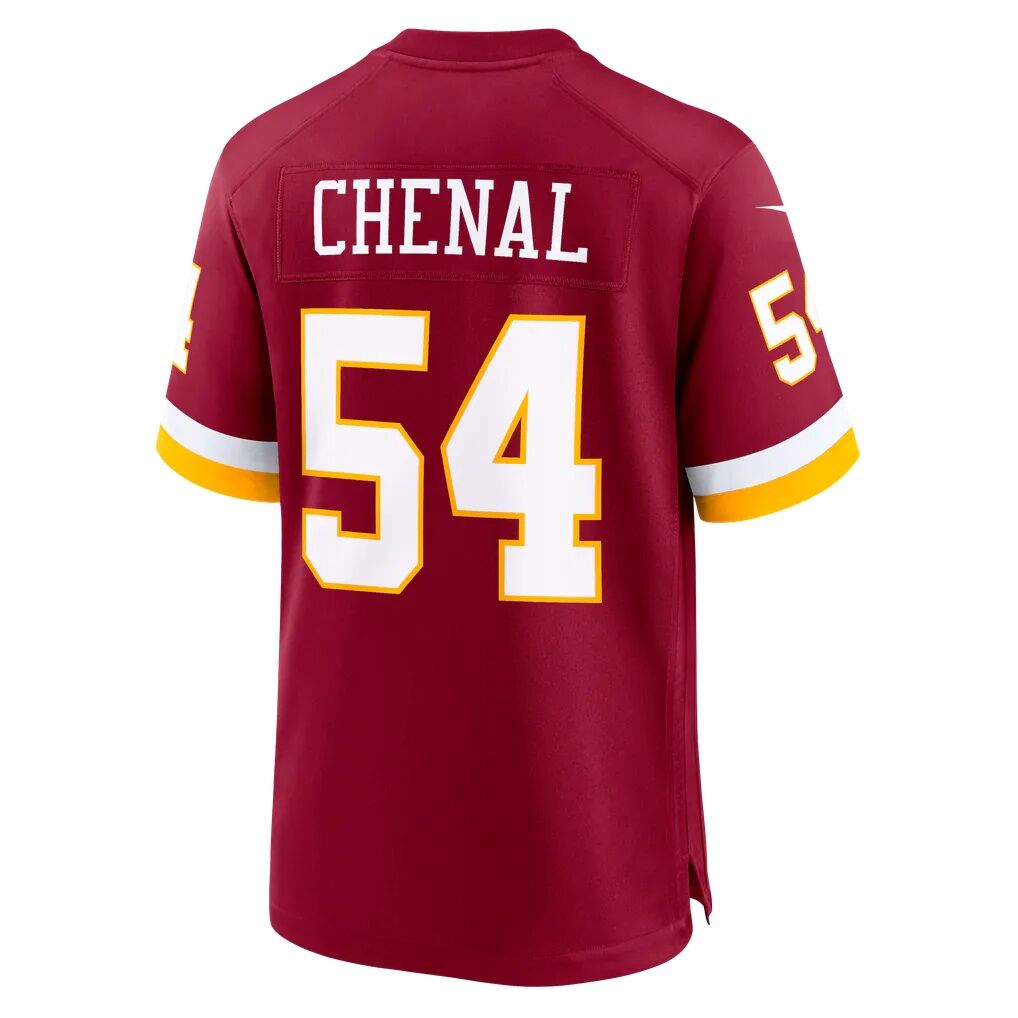 Leo Chenal Washington Commanders Nike Team Game Jersey - Burgundy