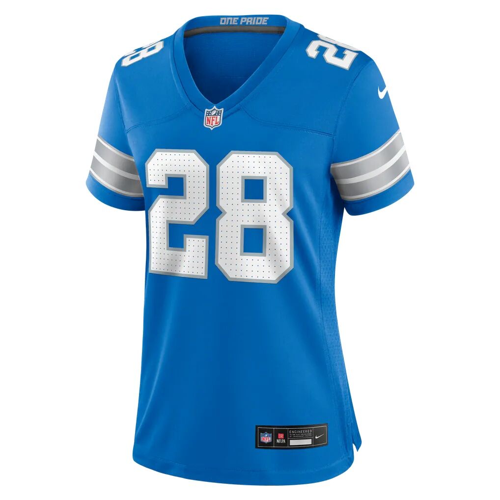Natrone Brooks Detroit Lions Nike Women's Team Game Jersey