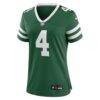 Bailey Zappe New York Jets Nike Women's Team Game Jersey - - Alt1